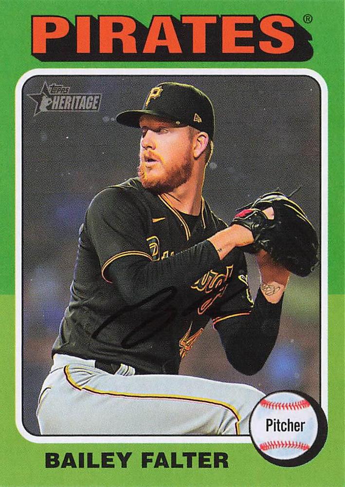 #89 Bailey Falter - Pittsburgh Pirates - 2024 Topps Heritage Baseball