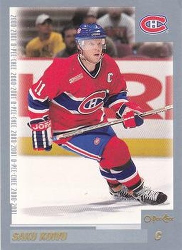 #89 Saku Koivu - Montreal Canadiens - 2000-01 O-Pee-Chee Hockey