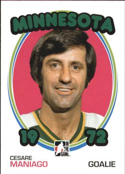 #89 Cesare Maniago - Minnesota North Stars - 2009-10 In The Game 1972 The Year In Hockey
