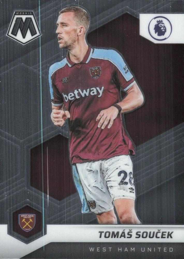 #89 Tomas Soucek - West Ham United - 2021-22 Panini Mosaic Premier League Soccer