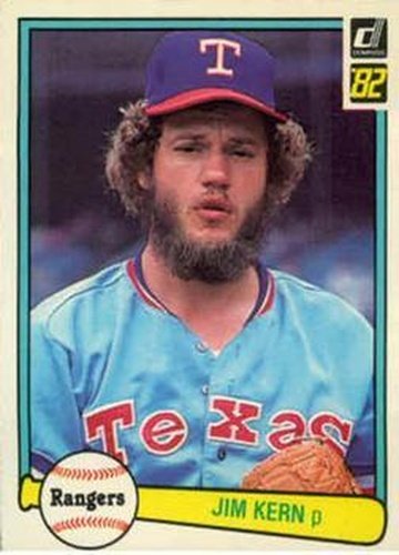 #89 Jim Kern - Texas Rangers - 1982 Donruss Baseball