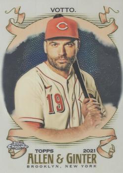 #89 Joey Votto - Cincinnati Reds - 2021 Topps Allen & Ginter Chrome Baseball