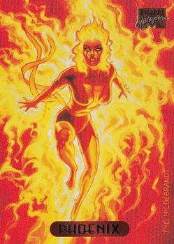 #89 Phoenix - 1994 Fleer Marvel Masterpieces Hildebrandt Brothers
