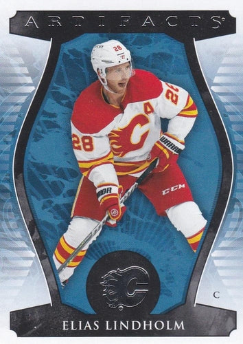 #89 Elias Lindholm - Calgary Flames - 2023-24 Upper Deck Artifacts Hockey