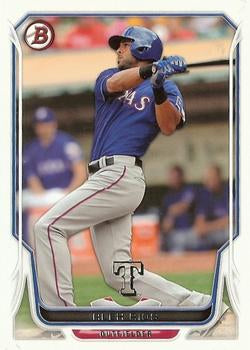 #89 Alex Rios - Texas Rangers - 2014 Bowman Baseball