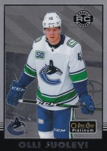 #R-89 Olli Juolevi - Vancouver Canucks - 2020-21 O-Pee-Chee Platinum - Retro Hockey