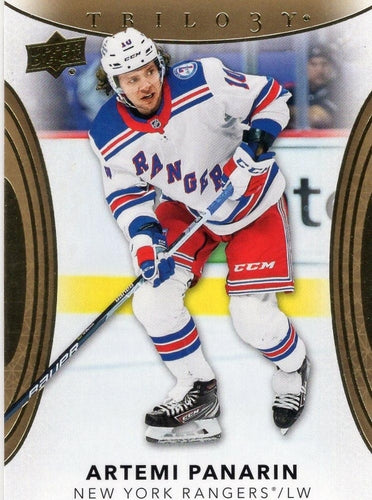#89 Artemi Panarin - New York Rangers - 2022-23 Upper Deck Trilogy Hockey