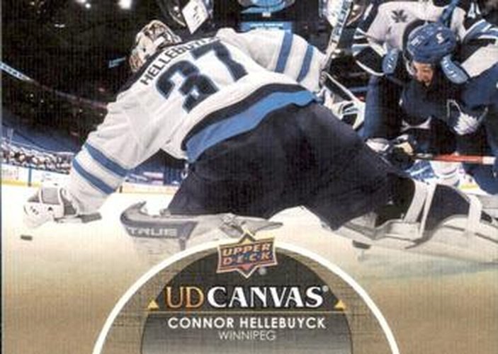#C89 Connor Hellebuyck - Winnipeg Jets - 2021-22 Upper Deck - UD Canvas Hockey