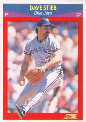 #89 Dave Stieb - Toronto Blue Jays - 1990 Score 100 Superstars Baseball