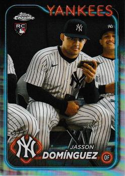 #89b Jasson Dominguez - New York Yankees - 2024 Topps Chrome Baseball