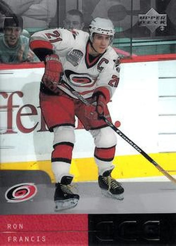 #8 Ron Francis - Carolina Hurricanes - 2000-01 Upper Deck Ice Hockey