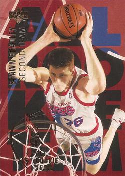 #8 Shawn Bradley - Philadelphia 76ers - 1994-95 Upper Deck Basketball
