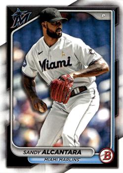 #8 Sandy Alcantara - Miami Marlins - 2024 Bowman Baseball