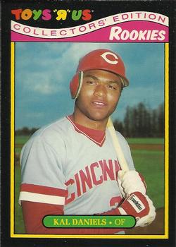 #8 Kal Daniels - Cincinnati Reds - 1987 Topps Toys "R" Us Rookies Baseball