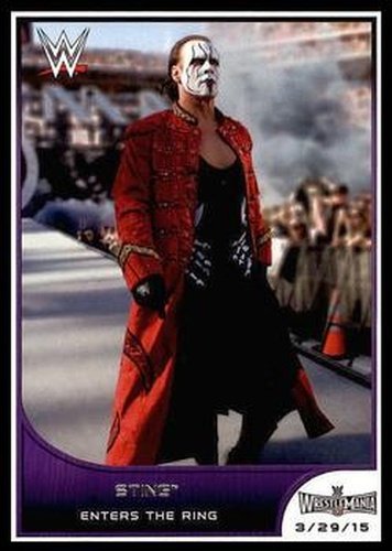 #8 Sting - 2016 Topps WWE Road to Wrestlemania Wrestling
