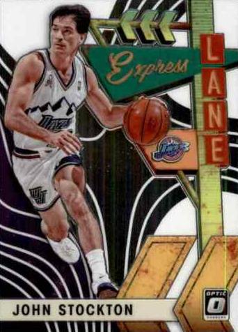 #8 John Stockton - Utah Jazz - 2019-20 Donruss Optic - Express Lane Basketball