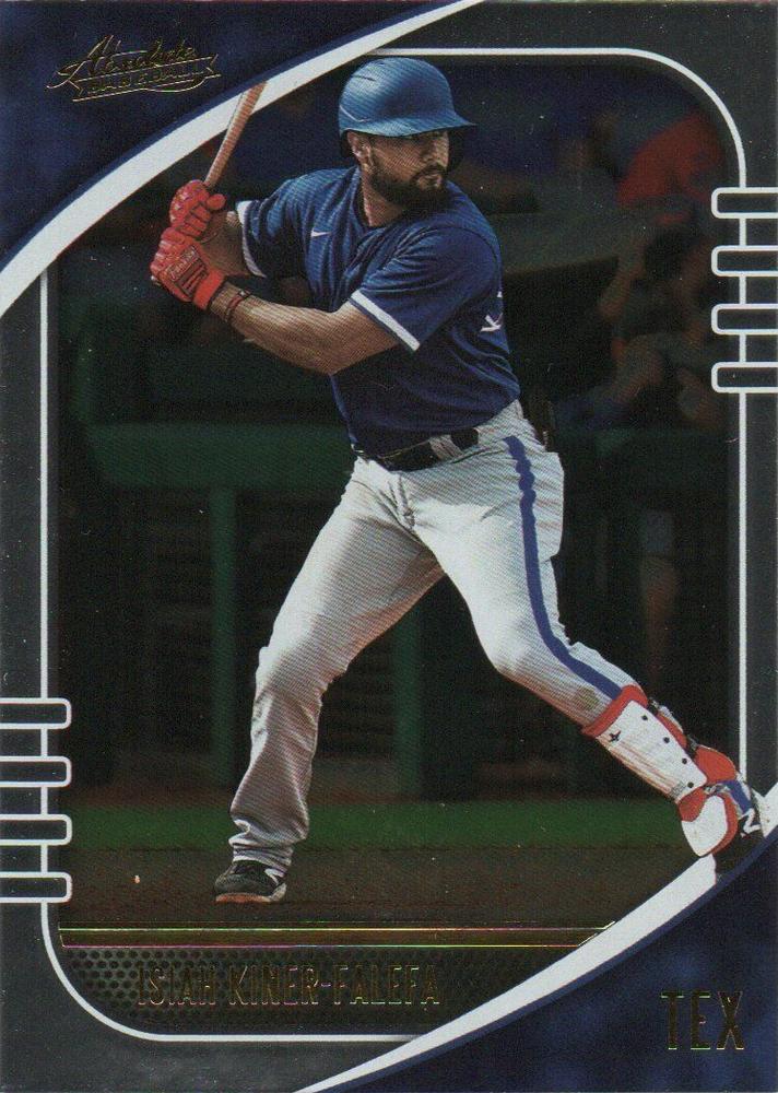 #8 Isiah Kiner-Falefa - Texas Rangers - 2021 Panini Absolute Baseball
