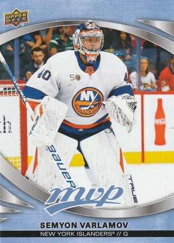 #8 Semyon Varlamov - New York Islanders - 2023-24 Upper Deck MVP - Ice Battles Hockey