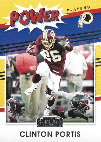 #PP-CPO Clinton Portis - Washington Redskins - 2021 Panini Contenders - Power Players Football