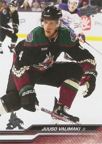 #8 Juuso Valimaki - Arizona Coyotes - 2023-24 Upper Deck Hockey