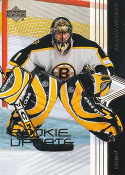 #8 Andrew Raycroft - Boston Bruins - 2003-04 Upper Deck Rookie Update Hockey