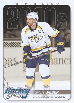 #HH86 Shea Weber - Nashville Predators - 2011-15 Upper Deck - Hockey Heroes