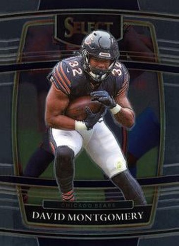 #8 David Montgomery - Chicago Bears - 2021 Panini Select Football