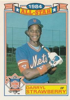 #8 Darryl Strawberry - New York Mets - 1985 Topps - 1984 All-Star Game Baseball