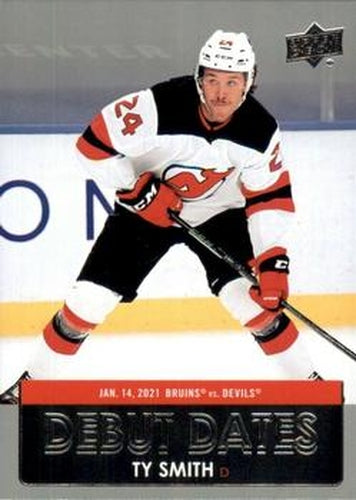 #DD-8 Ty Smith - New Jersey Devils - 2021-22 Upper Deck - Debut Dates Hockey