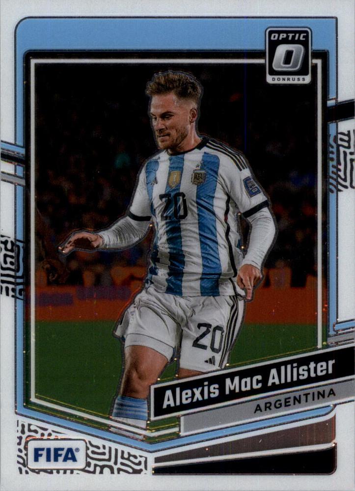 #8 Alexis Mac Allister - Argentina - 2023-24 Donruss - Optic Soccer