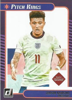 #8 Jadon Sancho - England - 2021-22 Donruss - Pitch Kings Soccer