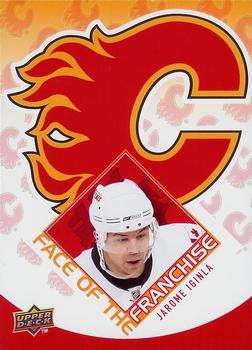 #FF8 Jarome Iginla - Calgary Flames - 2009-10 Upper Deck - Face of the Franchise Hockey