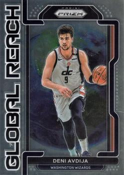 #8 Deni Avdija - Washington Wizards - 2021-22 Panini Prizm - Global Reach Basketball