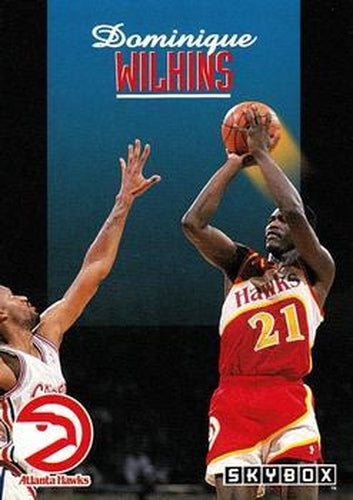 #8 Dominique Wilkins - Atlanta Hawks - 1992-93 SkyBox Basketball