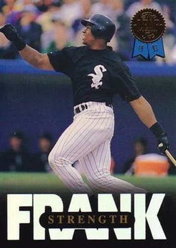 #8 Frank Thomas - Chicago White Sox - 1993 Leaf - Frank Thomas Baseball
