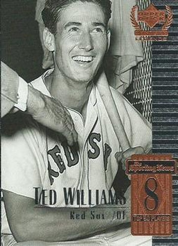 #8 Ted Williams - Boston Red Sox - 1999 Upper Deck Century Legends Baseball