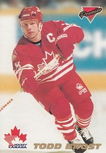 #8 Todd Brost - Canada - 1993-94 O-Pee-Chee Premier - Team Canada Hockey