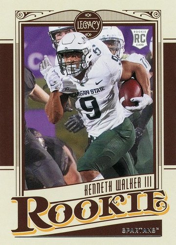 #8 Kenneth Walker III - Michigan State Spartans - 2022 Panini Chronicles Draft Picks - Legacy Rookies Football