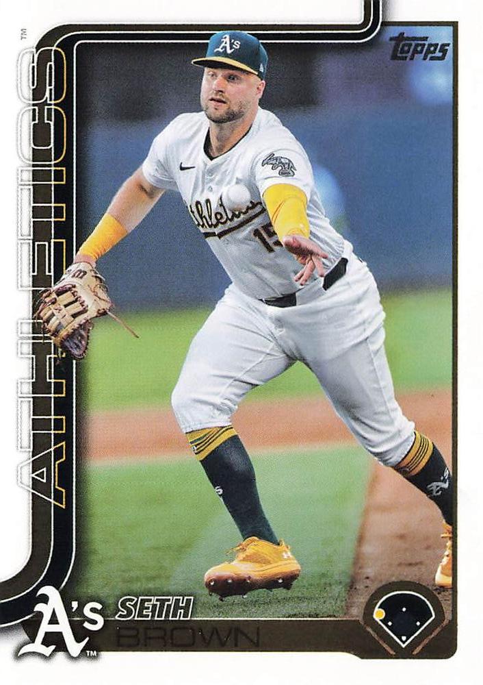 #8 Seth Brown - Athletics - 2025 Topps Baseball