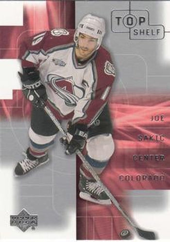 #8 Joe Sakic - Colorado Avalanche - 2001-02 Upper Deck Top Shelf Hockey