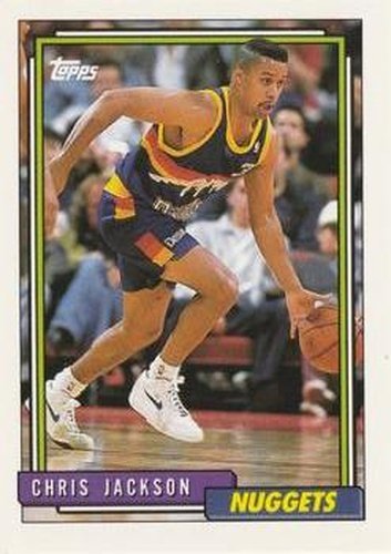 #8 Chris Jackson - Denver Nuggets - 1992-93 Topps Basketball