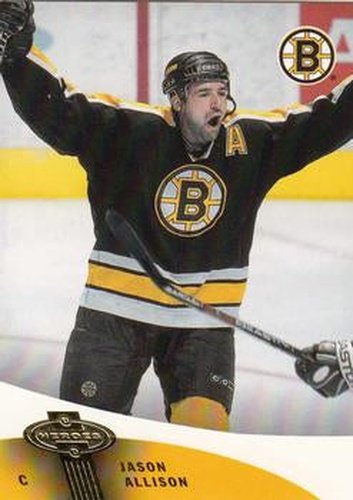 #8 Jason Allison - Boston Bruins - 2000-01 Upper Deck Heroes Hockey