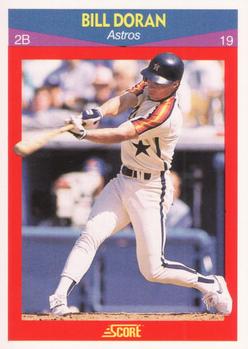 #8 Bill Doran - Houston Astros - 1990 Score 100 Superstars Baseball