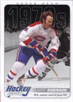 #HH34 Larry Robinson - Montreal Canadiens - 2011-15 Upper Deck - Hockey Heroes