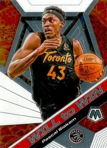 #8 Pascal Siakam - Toronto Raptors - 2019-20 Panini Mosaic - Will to Win Basketball