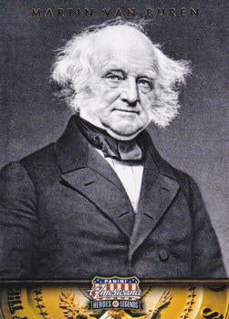 #8 Martin Van Buren - 2012 Panini Americana Heroes & Legends