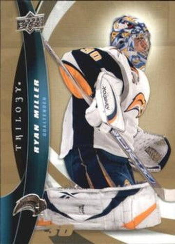 #90 Ryan Miller - Buffalo Sabres - 2009-10 Upper Deck Trilogy Hockey