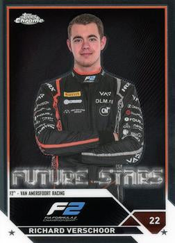 #90 Richard Verschoor - Van Amersfoort Racing F2 - 2023 Topps Chrome Formula 1 Racing