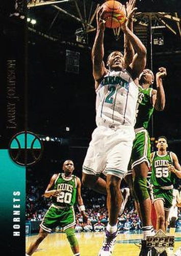 #90 Larry Johnson - Charlotte Hornets - 1994-95 Upper Deck Basketball