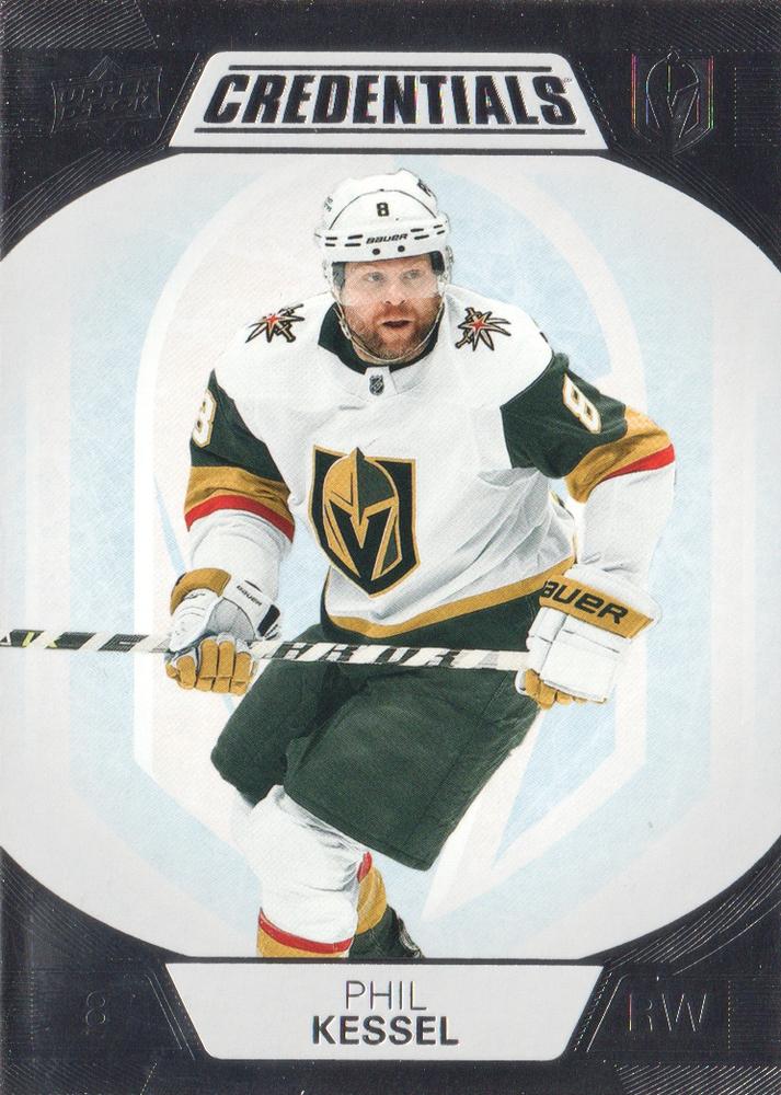 #90 Phil Kessel - Vegas Golden Knights - 2022-23 Upper Deck Credentials Hockey
